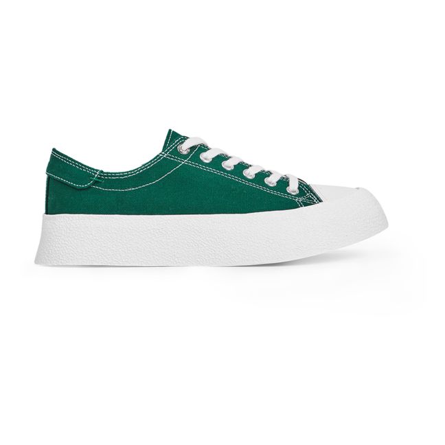 Dive Canvas Sneakers | Verde foresta