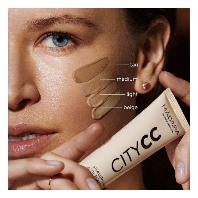 CITY CC Anti-Pollution Cream with Hyaluronic Acid SPF15 - 40 ml | Tan