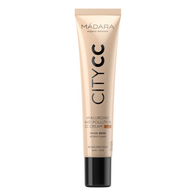 CITY CC Crema anti-inquinamento, con acido ialuronico SPF15 - 40 ml | Beige