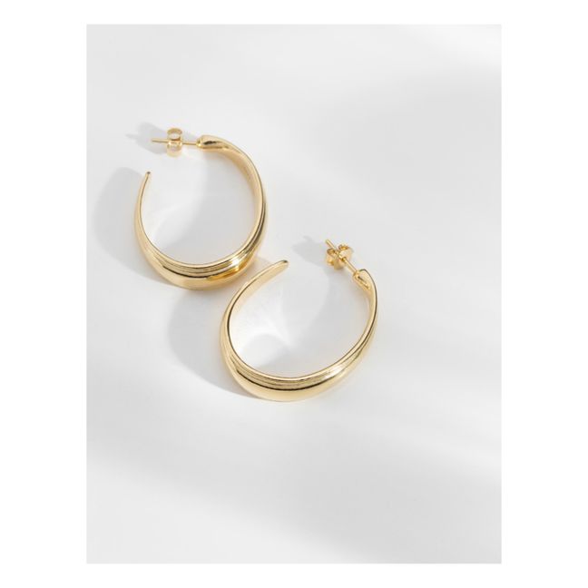 Gyptis Large Hoops | Gold