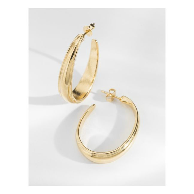 Gyptis Large Hoops | Gold
