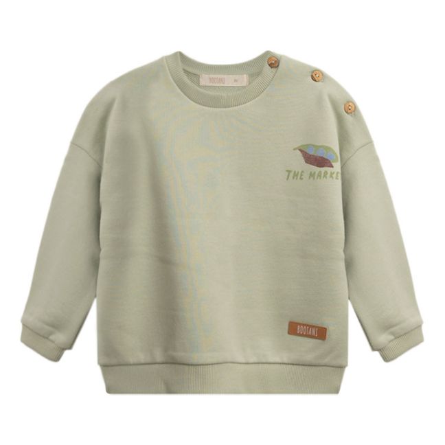Organic Cotton Sweatshirt | Sage