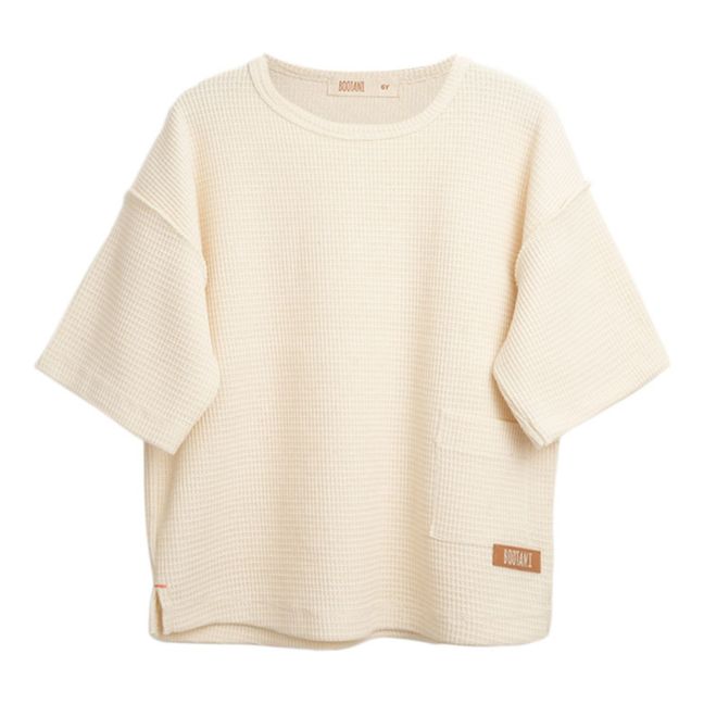 T-Shirt Coton Bio Gaufré | Crudo