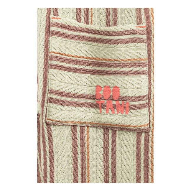 Organic Cotton Striped Dungarees | Salbei