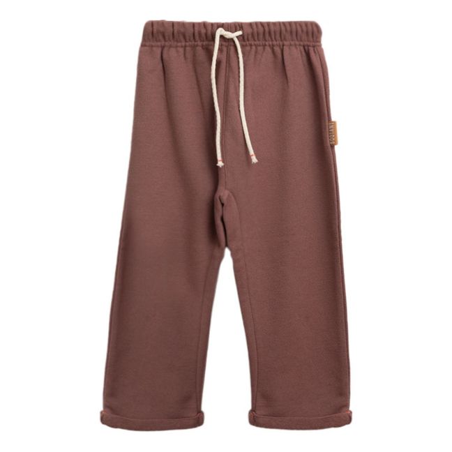 Pantaloni in cotone bio | Prugna