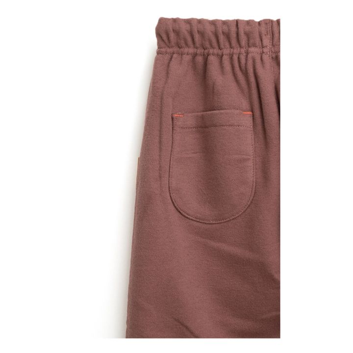 Organic Cotton Trousers | Plum- Product image n°2