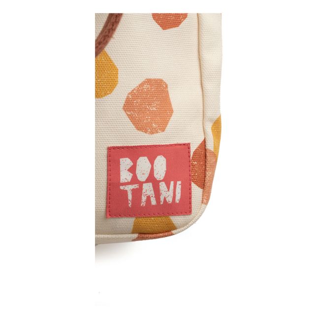 Organic Cotton Backpack with Eggs Print | Ecru