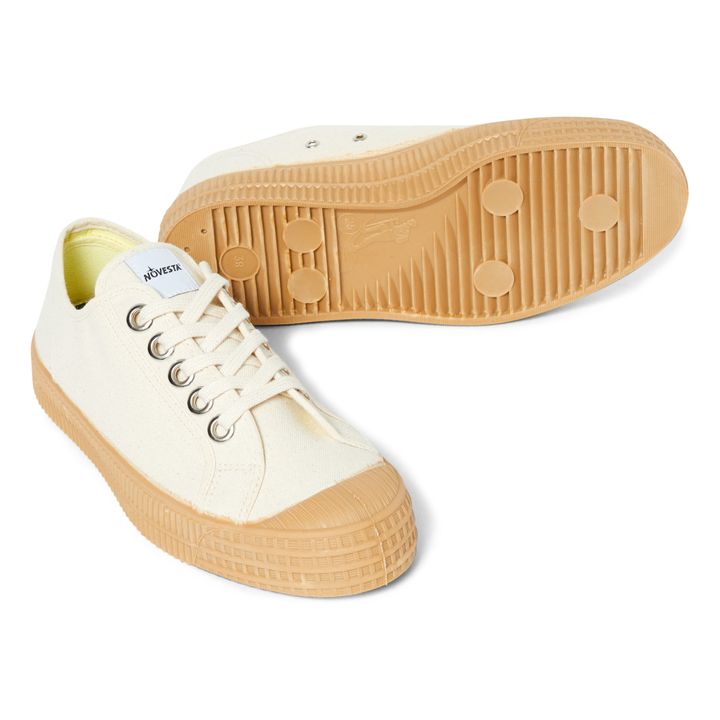 Sneakers in tinta unita vegane | Beige- Immagine del prodotto n°1