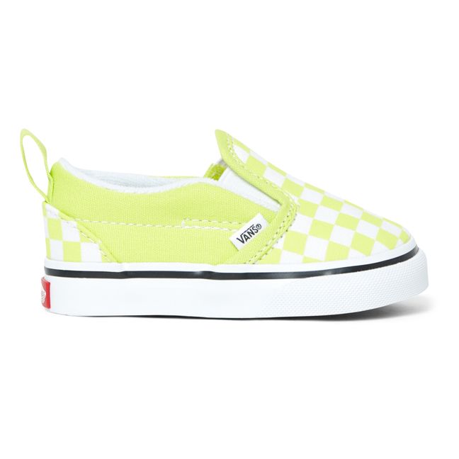 Damier Slip-On Sneakers | Anise green
