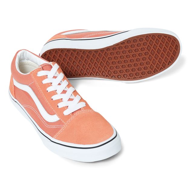 Old Skool Lace-Up Sneakers | Coral
