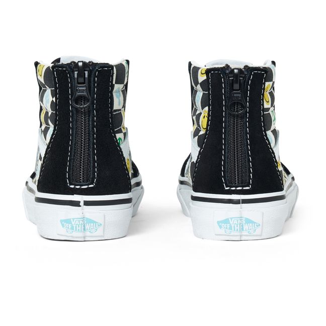 SK8-Hi Zip High-top Sneakers Smiley | Nero