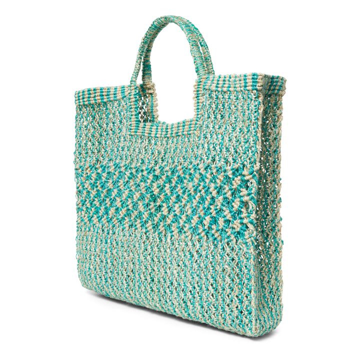 Stella Large Basket Bag | Blue- Product image n°0
