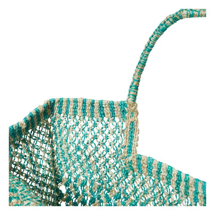 Stella Large Basket Bag | Blue- Product image n°3