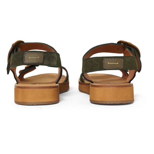 Betty-Mic Suede Sandals | Khaki