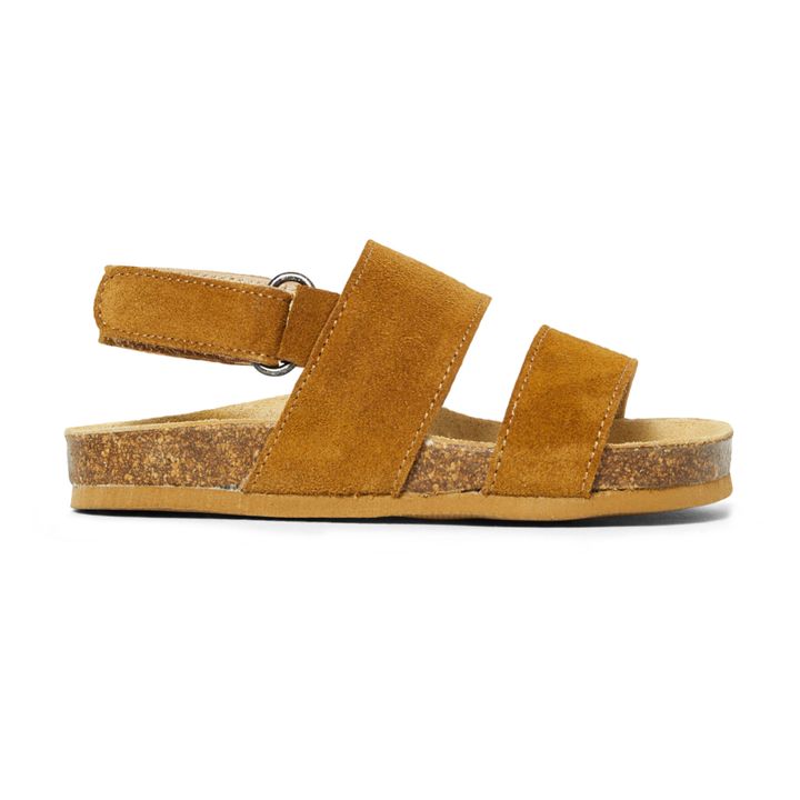 Agostino Leather Sandals | Ochre- Product image n°0