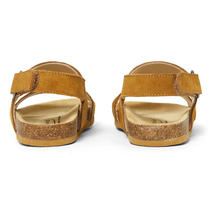 Agostino Leather Sandals | Ochre- Product image n°2