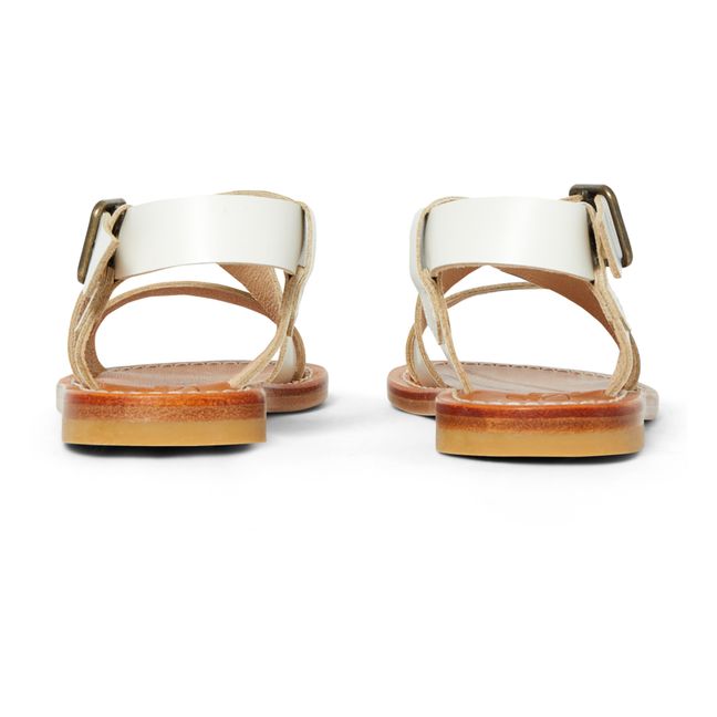 Caina Leather Sandals | Seidenfarben