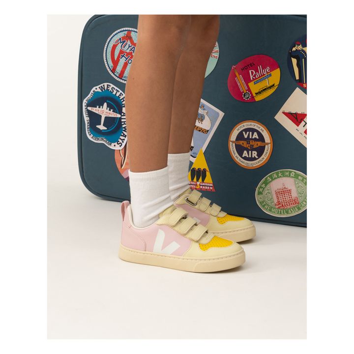 Veja - Veja x The Animals Observatory Velcro Sneakers Pale | Smallable
