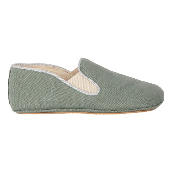 Noa Cotton Slippers | Blasses Grün- Produktbild Nr. 0