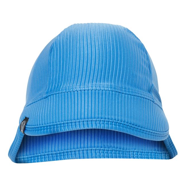 Anti UV Ribbed Cap | Azul