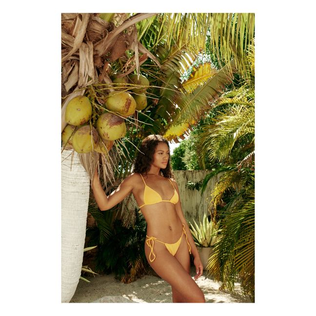 Lana Terry Cloth Bikini Bottoms | Apricot