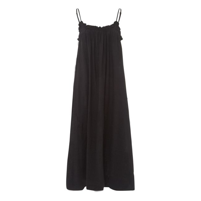 Robe Dorisse Crêpe Bubble | Noir