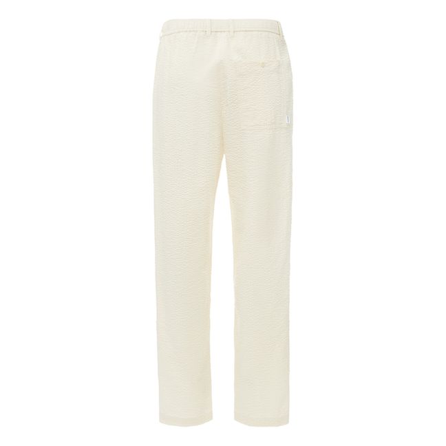 Pantalon Murano Seersucker | Ecru