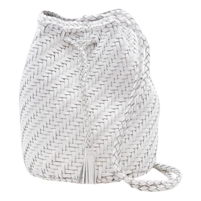 Sac Pompon Double Jump | Blanc