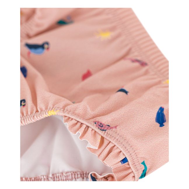 Recycled Material Printed Bathing Panties | Rosa