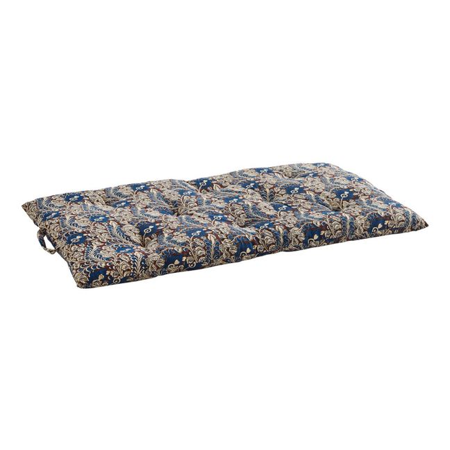 Bodenmatte mit Print | Königsblau