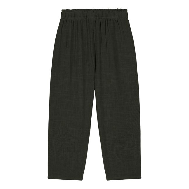 Pantalón de algodón | Verde Oscuro