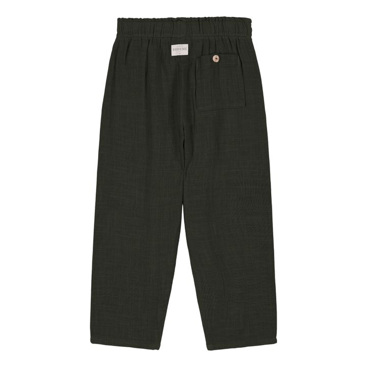 Pantalón de algodón | Verde Oscuro- Imagen del producto n°3
