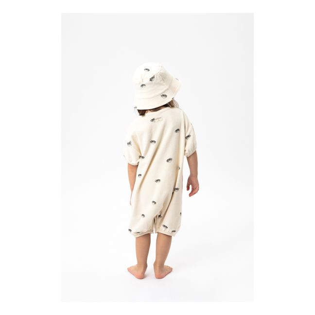 Bebecito Organic Cotton and Terry Jumpsuit with Fish Print | Seidenfarben