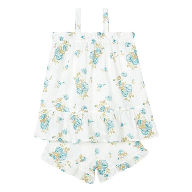 Pyjama Bio-Baumwolle Maya | Weiß