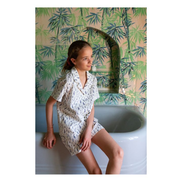 Pijama de algodón orgánico Rieur | Crudo- Imagen del producto n°2