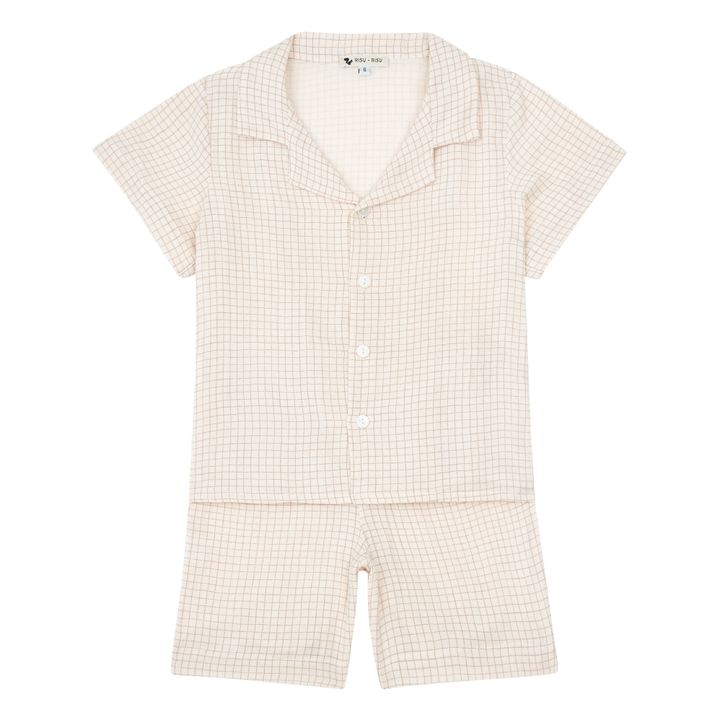 Rieur Organic Cotton Pyjamas | Cremefarben- Produktbild Nr. 0