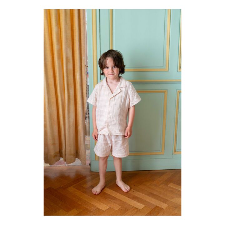 Rieur Organic Cotton Pyjamas | Crema- Imagen del producto n°1