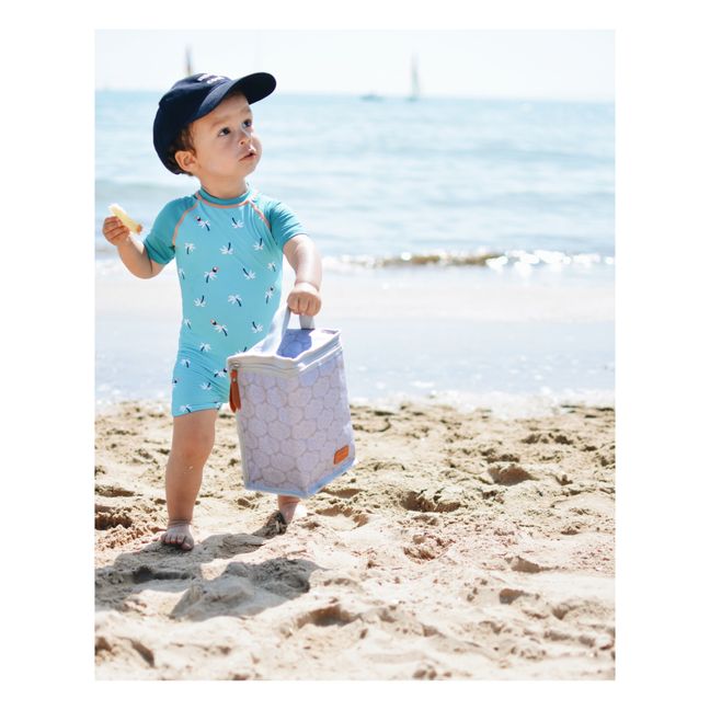 Tiny Dots isothermal lunch pouch | Grey