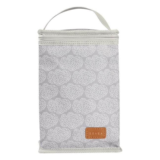 Tiny Dots isothermal lunch pouch | Grey