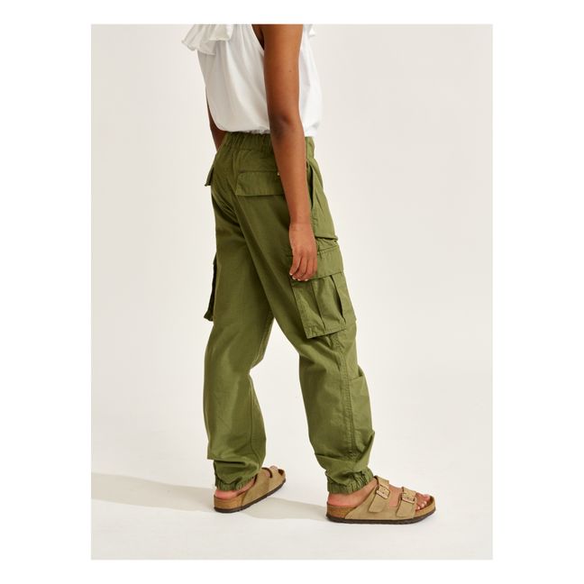 Pantaloni cargo Pazy | Verde militare