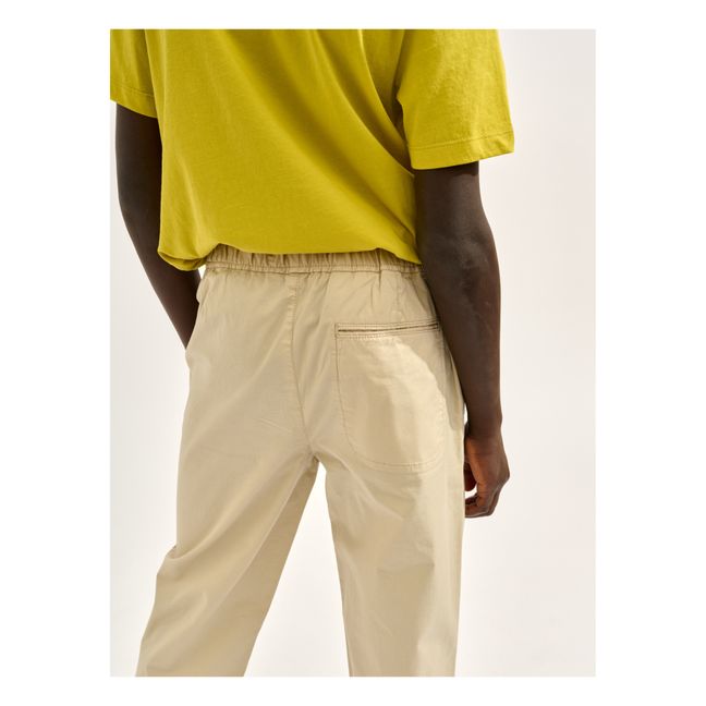 Pharel Straight Leg Chino Pants  | Ecru