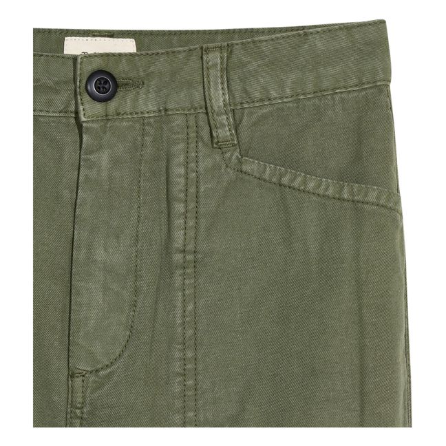 Pantaloni dritti Perrig | Verde militare