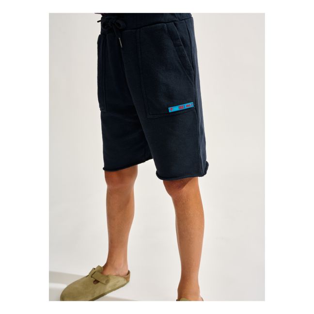 Flos Organic Cotton Shorts | Blu notte