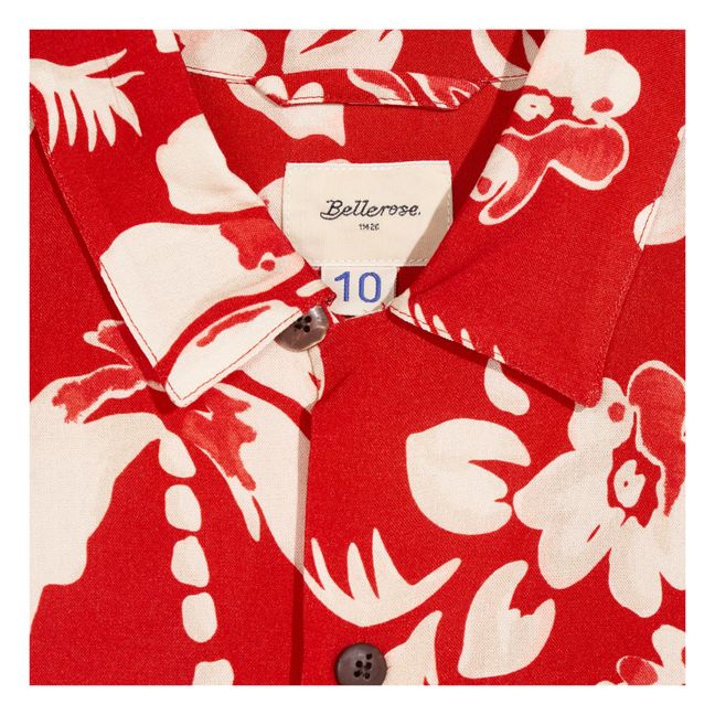 Kurzärmelige Bluse Arno | Rot