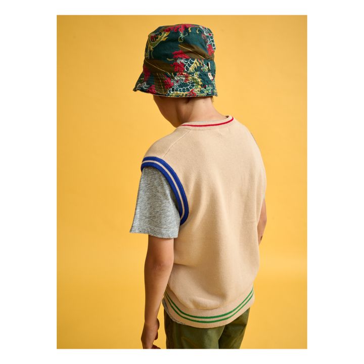 Goc Sleeveless Jumper | Beige- Product image n°4