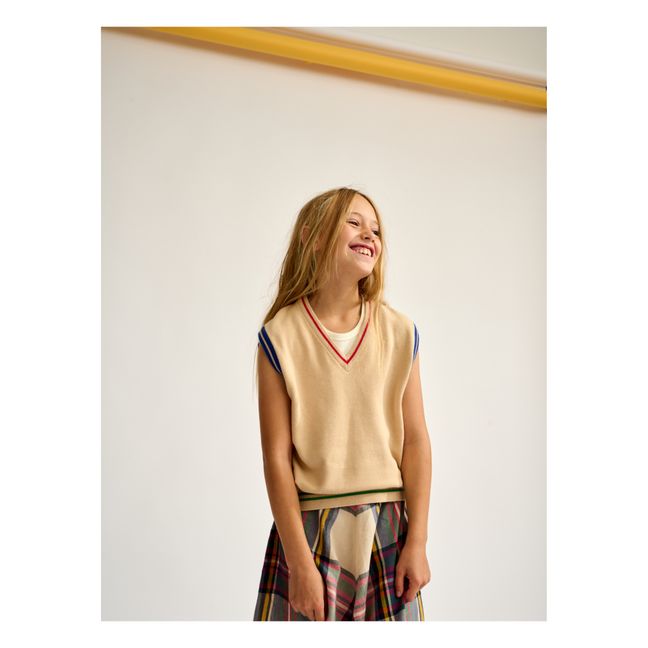 Pull Sans Manches Goc | Beige