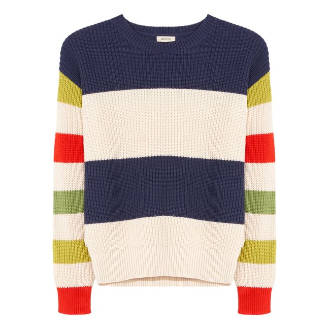 Pull Gelin Rayures | Bleu marine