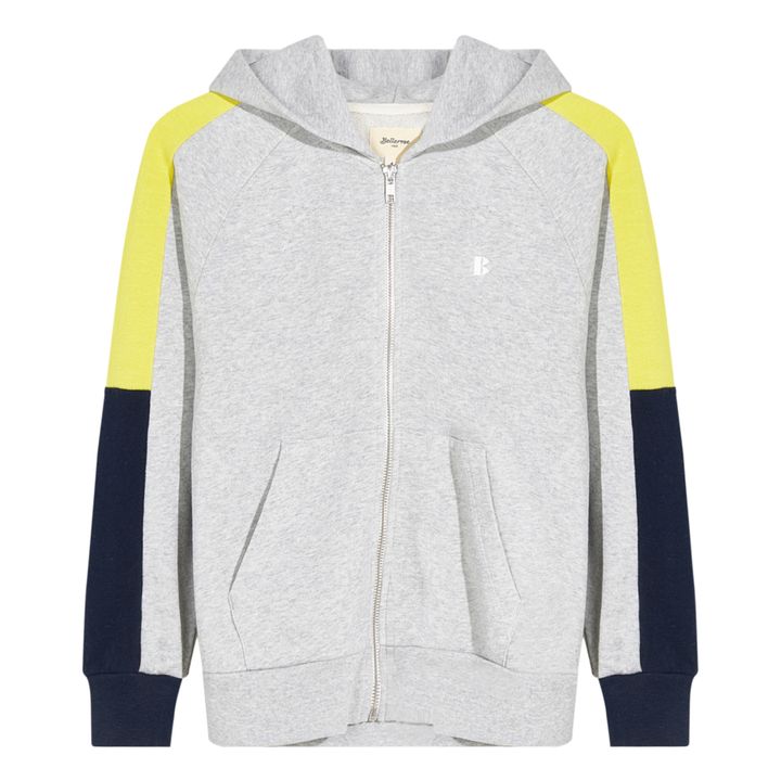 Foude Hoodie | Grau Meliert- Produktbild Nr. 0