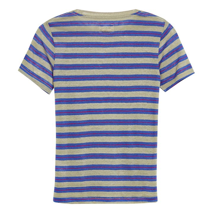 Mogo Linen T-shirt | Indigoblau- Produktbild Nr. 7
