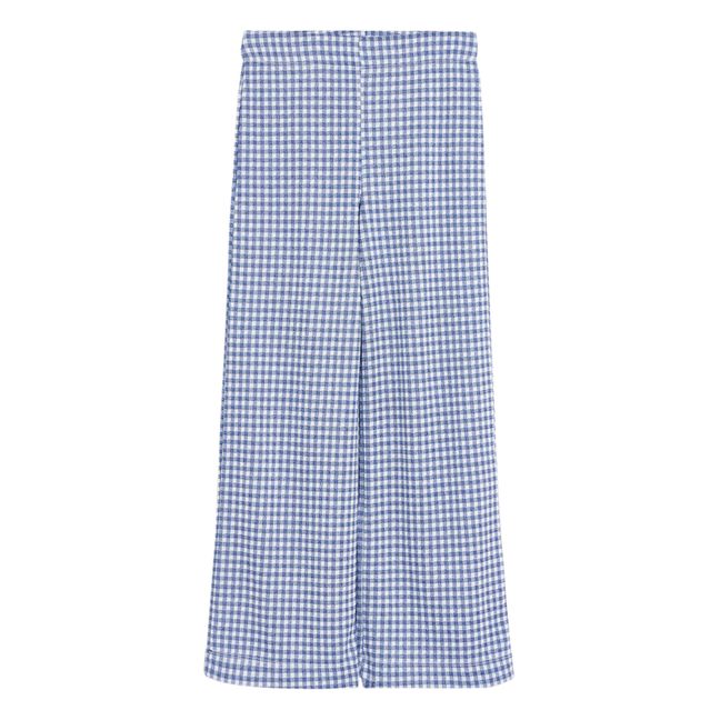 Fiona Gingham Pants | Azul Marino